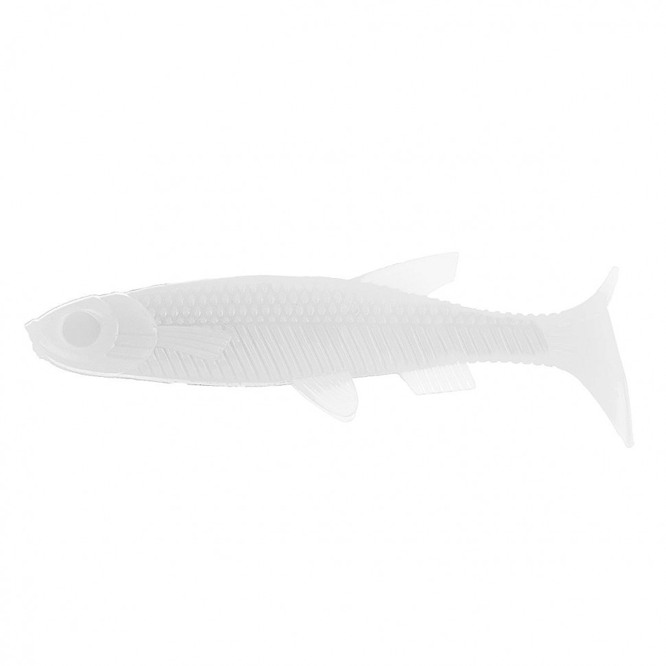 Виброхвост Helios Nelma 3.15"/8 см, цвет White 6 шт HS-26-001 , 
